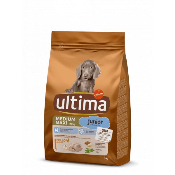 Alimento Perro Ultima Med/Max Junior 3KG
