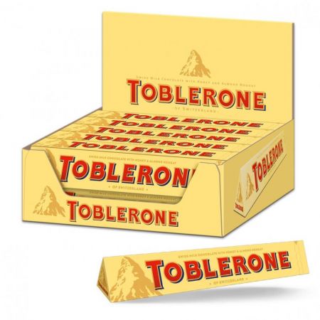 Toblerones leche 50 gramos x 24 unidades