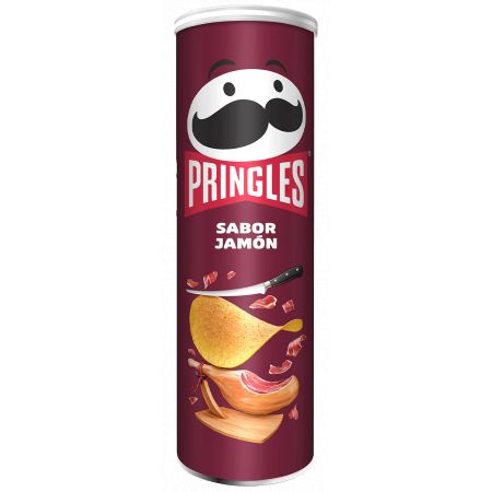 Patatas Pringles jamón 165g