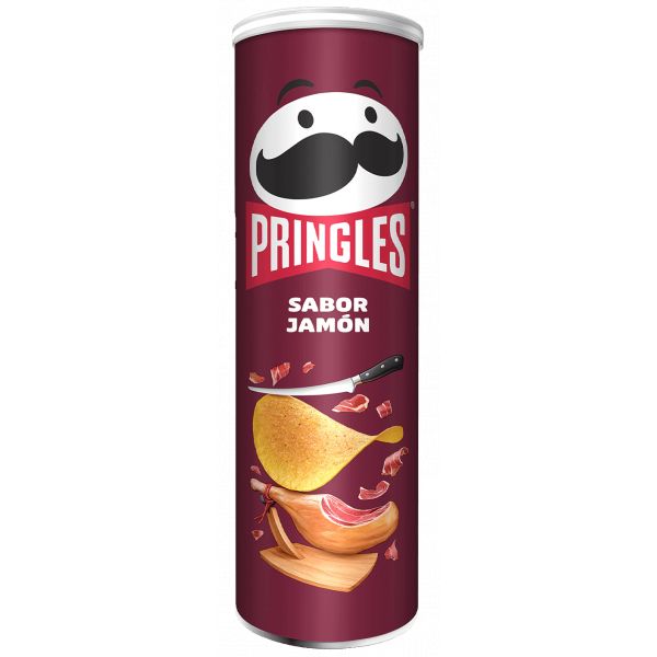 Patatas Pringles jamón 165g