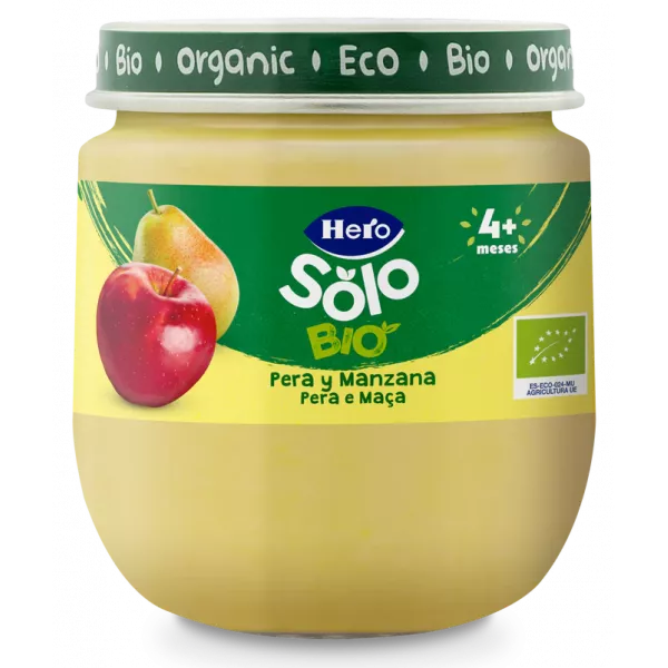 Hero Baby Potito Eco pera y manzana 120g