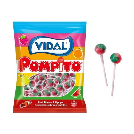 Vidal Pompitos Sandía 100 unidades