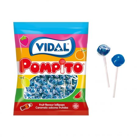 Vidal Pompitos Pintalenguas 100 unidades