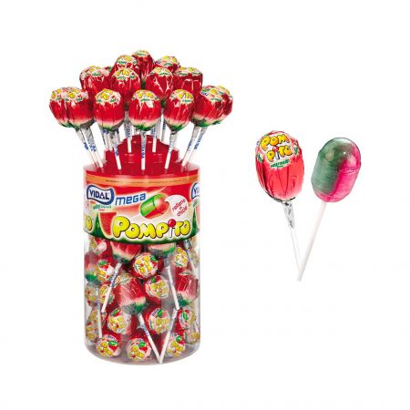 Vidal Mega Pompito Sandía 40 unidades
