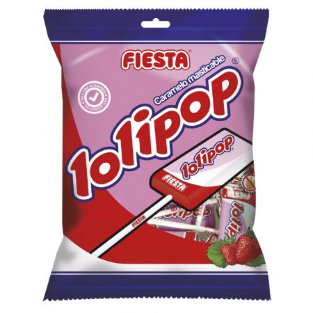 Fiesta Lolipop Fresa 7 unidades