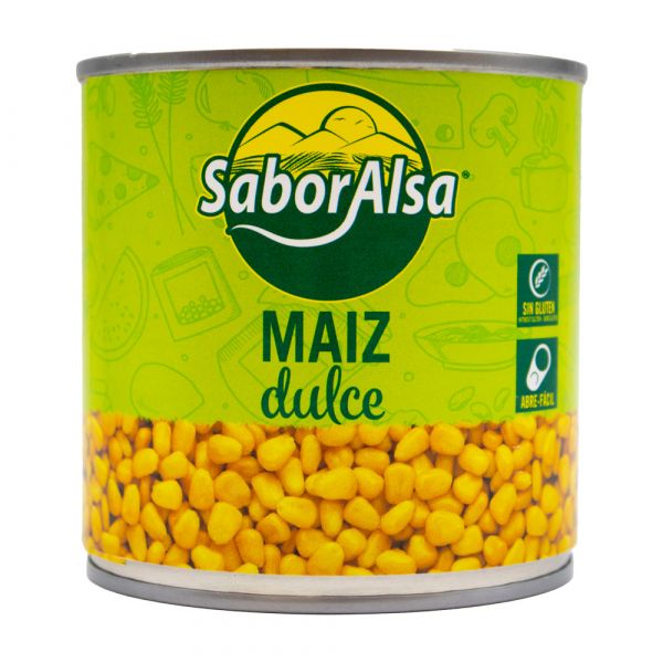 Maíz dulce extra lata 300 gramos saboralsa