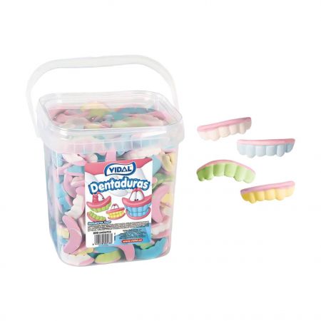 Vidal dentaduras Cubo 200 unidades
