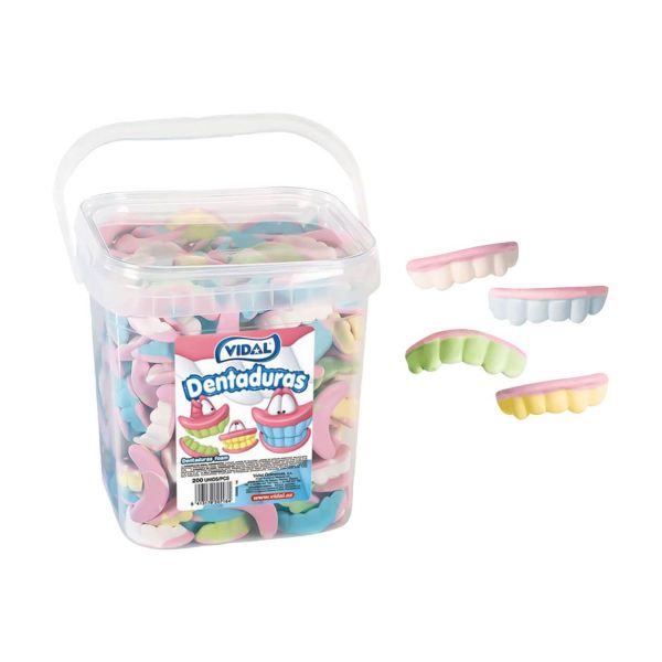 Vidal dentaduras Cubo 200 unidades