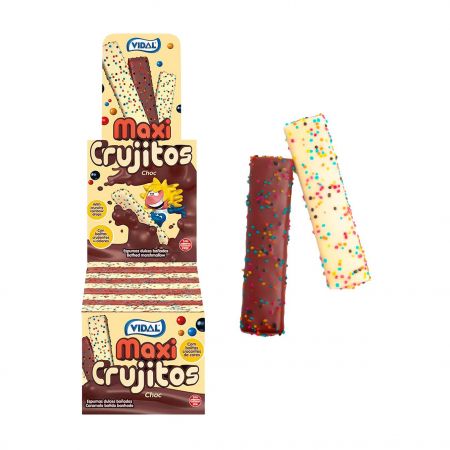 Vidal Maxicrujitos blanco/choco 75 unidades