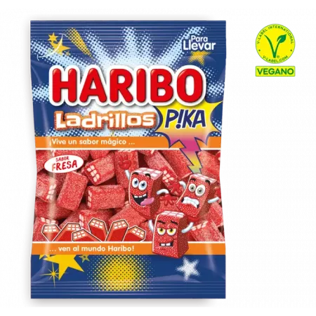 Haribo Ladrillos pica fresa 100 gramos