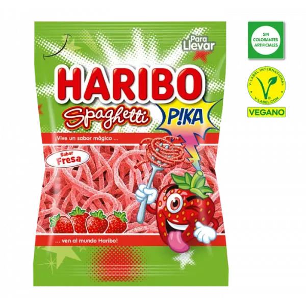 Haribo Spaguetti fresa pica 75 gramos
