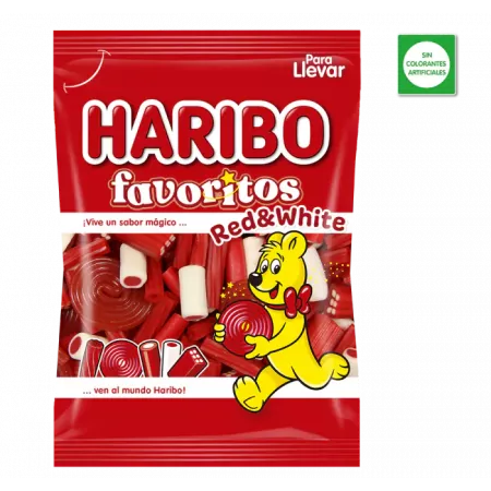 Haribo Favoritos Red&white 90 gramos