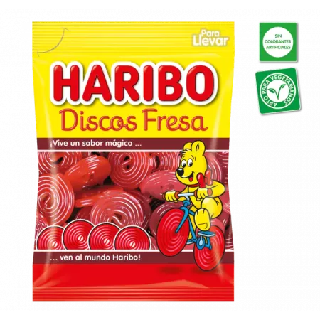 Haribo Disco Fresa 80 gramos