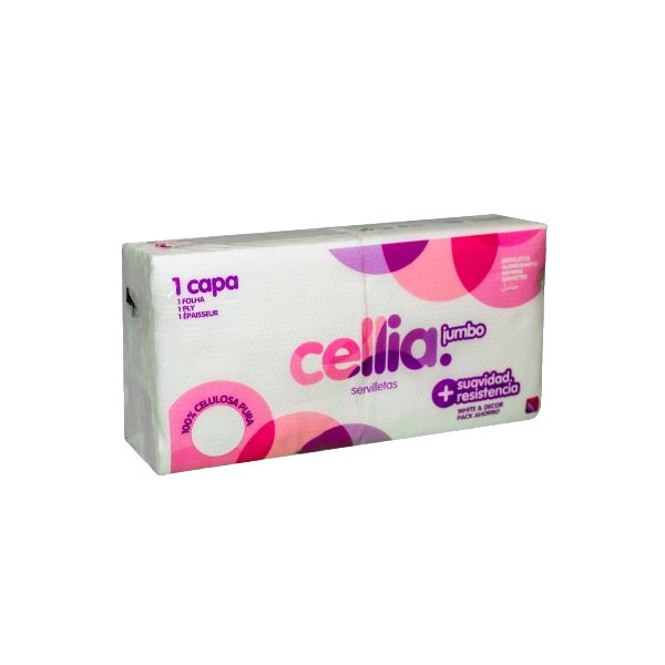 Servilleta cellia jumbo bca 140 unidades