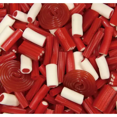 Haribo Maxipack Fav red&white 1KG