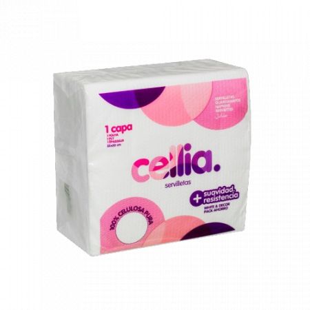 SERVILLETA CELLIA BLANCA 1C 33X33