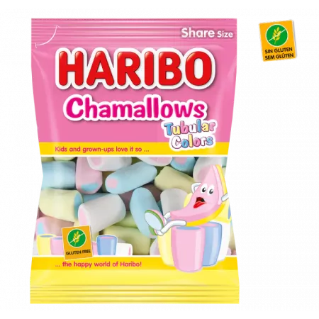 Haribo 90 gramos Tubular color Chamallo