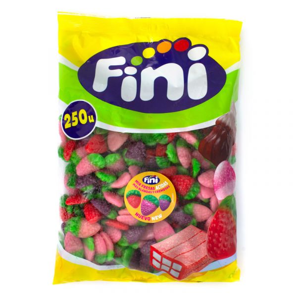 Fini Mix Fresas Ácida 250 Unidades