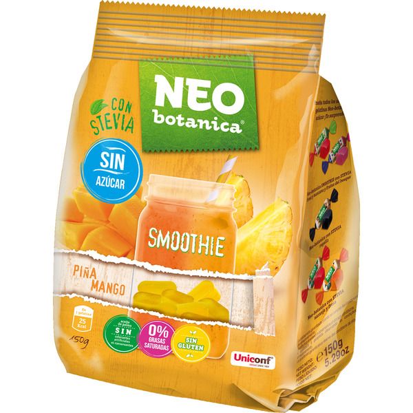 Neo Stevia Smoothie Piña y Mango 72 gramos