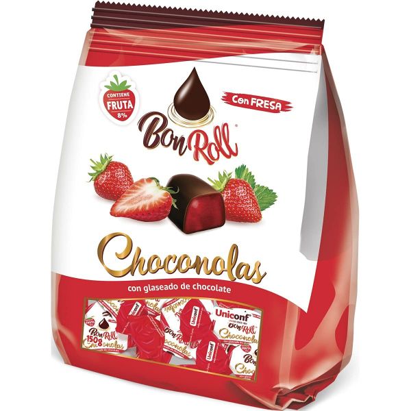 Bon Roll Choconolas Fresa 80 gramos