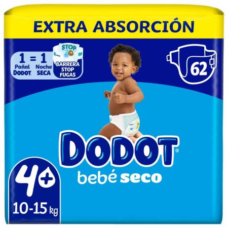 Dodot Etapas Extra T4 62 unidades