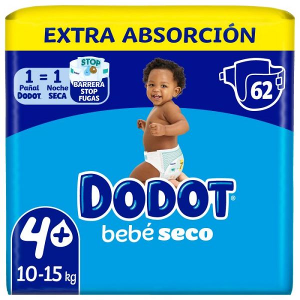 Dodot Etapas Extra T4 62 unidades