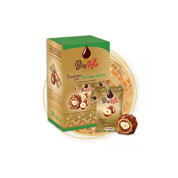 Bon Roll Bombón Con Avellana 112g