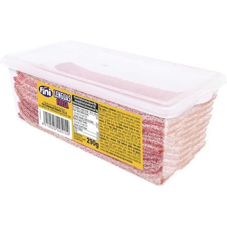 Fini Lenguas Fresa Tarrina 300g