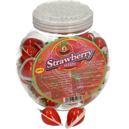 Krc Strawberry Bubble Gum 50 unidades (Fresa)