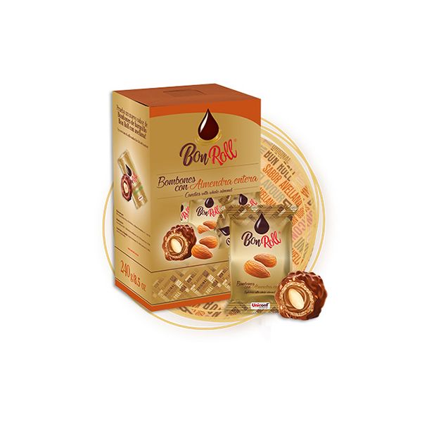 Bon Roll Bombón Con Almendra 112g