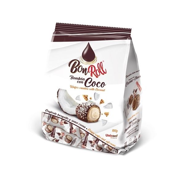 Bon Roll Bombon Con Coco 100g