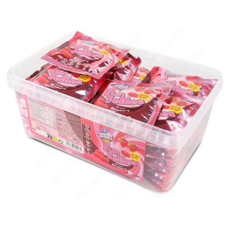 Fleer Fun Jellies Fresa 40 unidades