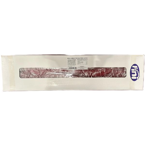 Fini Mega Jumbo Torcida Fresa 24 unidades
