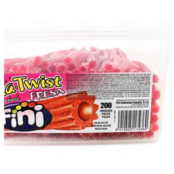 Fini Pica Twist Fresa 200 unidades
