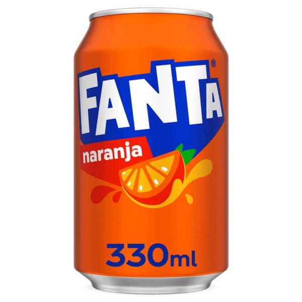 Fanta naranja lata 33CL