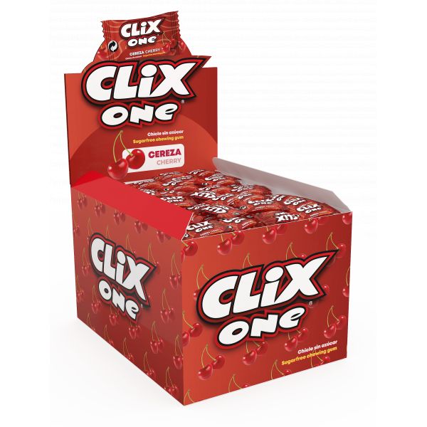 Fleer Clix One Cereza  150 unidades