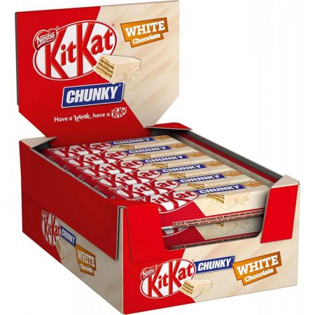 Nestle Kit Kat Chunky Choco Blanco 24 unidades
