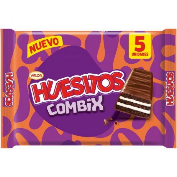 Huesitos Combiz Leche 5x20g