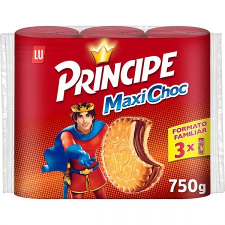 Galletas Principe MaxiChoc Pack 3x250 gramos