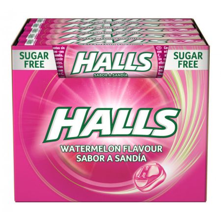 Halls Car Vitamina C Sandía 20 unidades