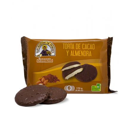 Torta Cacao Y Almendras 6 unidades San Martín de Porres