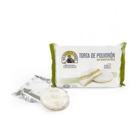 Torta Polvoron Aceite Oliva 6 unidades 210g