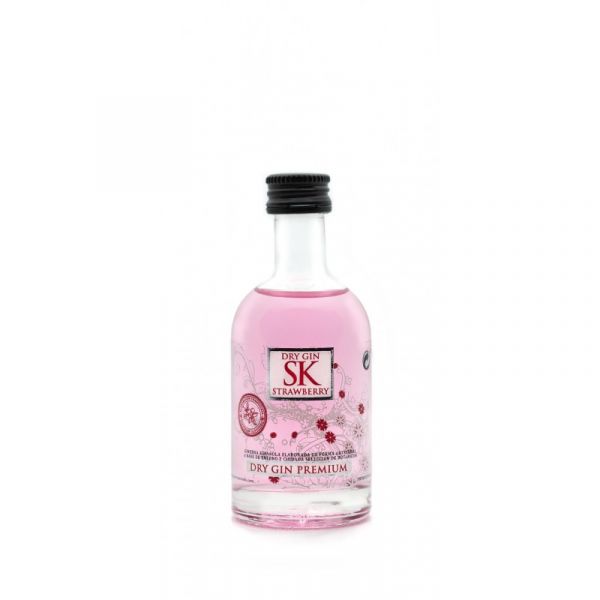 Ginebra Sk Fresa Dry Gin Miniatura