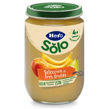 Hero Baby Potito tres frutas 190g