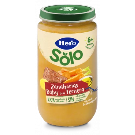 Hero Baby Potito ternera con zanahorias 235g