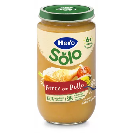 Hero Baby Potito arroz con pollo 250g