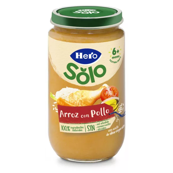 Hero Baby Potito arroz con pollo 250g