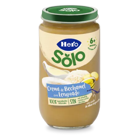 Hero Baby Potito Crema de bechamel con lenguado 235g
