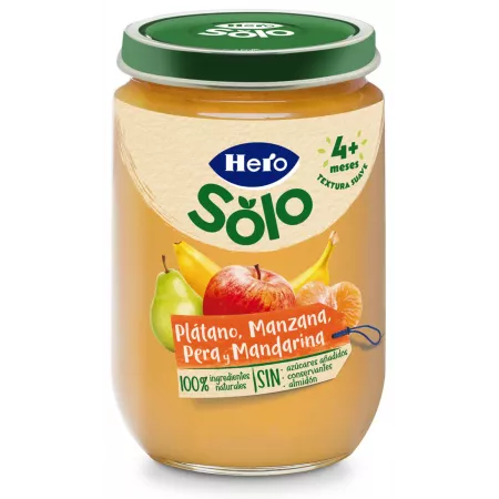 Hero Baby Potito plátano, manzana pera y mandarina 190g