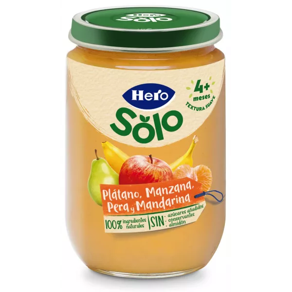 Hero Baby Potito plátano, manzana pera y mandarina 190g